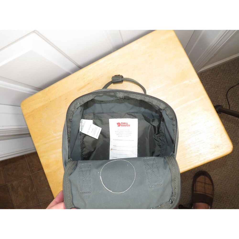 Fjallraven Kanken Mini Backpack in 'Super Grey' RN132546 - 23561 - Picture 7 of 8